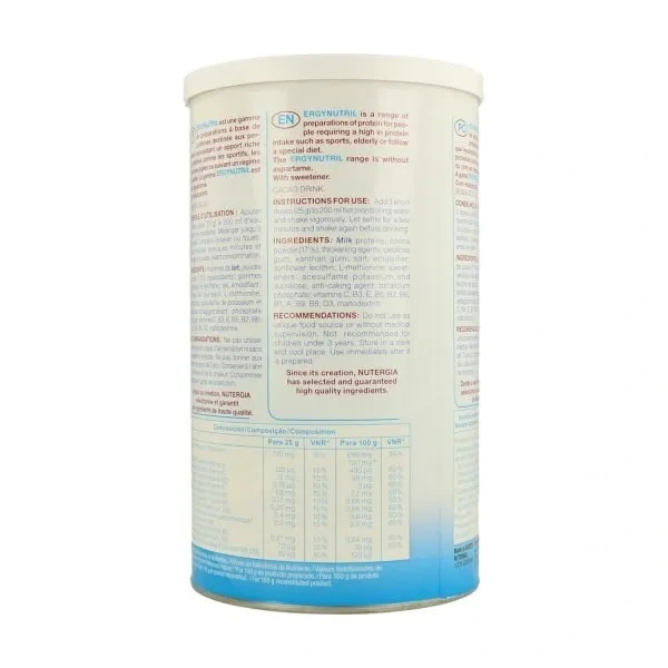 Ergynutril cacao bote 300 gr-Nutergia