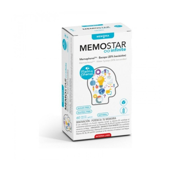 Memostar infinite 60 cápsulas - Esential aroms