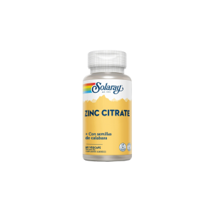 ZINC+SEMILLA DE CALABAZA 60 VEGCAPS - SOLARAY