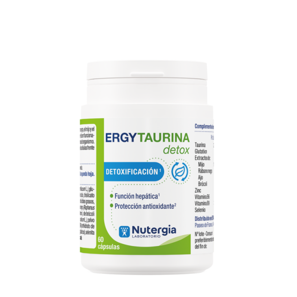 Ergytaurina detox 60 cápsulas - Nutergia