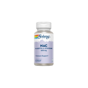 SUPER NAC 600 MG 60 VEG CAPS - SOLARAY