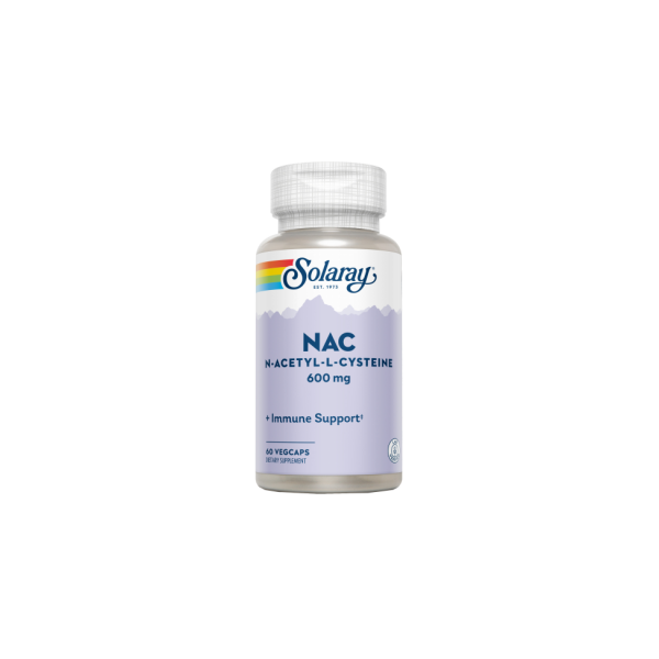 SUPER NAC 600 MG 60 VEG CAPS - SOLARAY