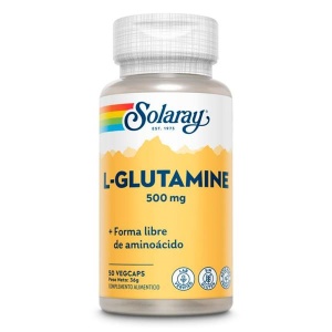 Glutamina 500 mg 50 vegcaps - Solaray